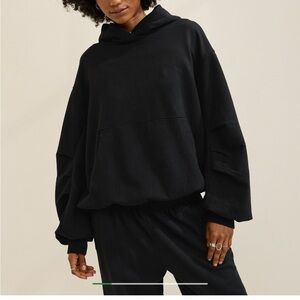 Aerie Black Jet Setter Hoodie